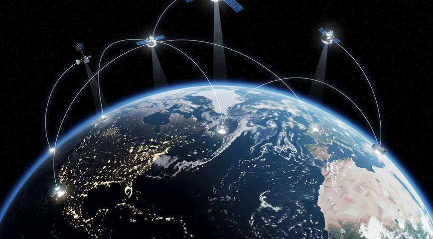 A Satellite-Ground Synergistic Large Vision-Language Model System for Earth Observation